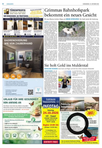 Presseartikel Morgaine Sachsen Sonntag 10-10-2026